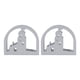 thumbnail image 1 of Servilleteros Verticales, Borde Brillante Grueso, 2 Uds., Servilletero De Metal Fácil De Limpiar Para Hoteles Para Decoración ANGGREK Otros, 1 of 8