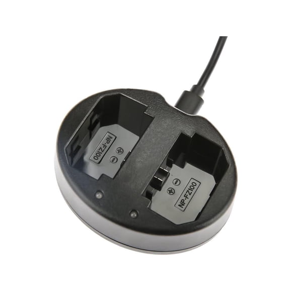 Dual USB Charger for Sony NP-FZ100, BC-QZ1 and Sony a1, Sony a6600, Alpha 9, Sony A9, Sony Alpha 9R, Sony A9R, Sony Alpha 9S, Sony A7RIII, A7R3, Sony a7 III, Sony a7R IV Digital Camera