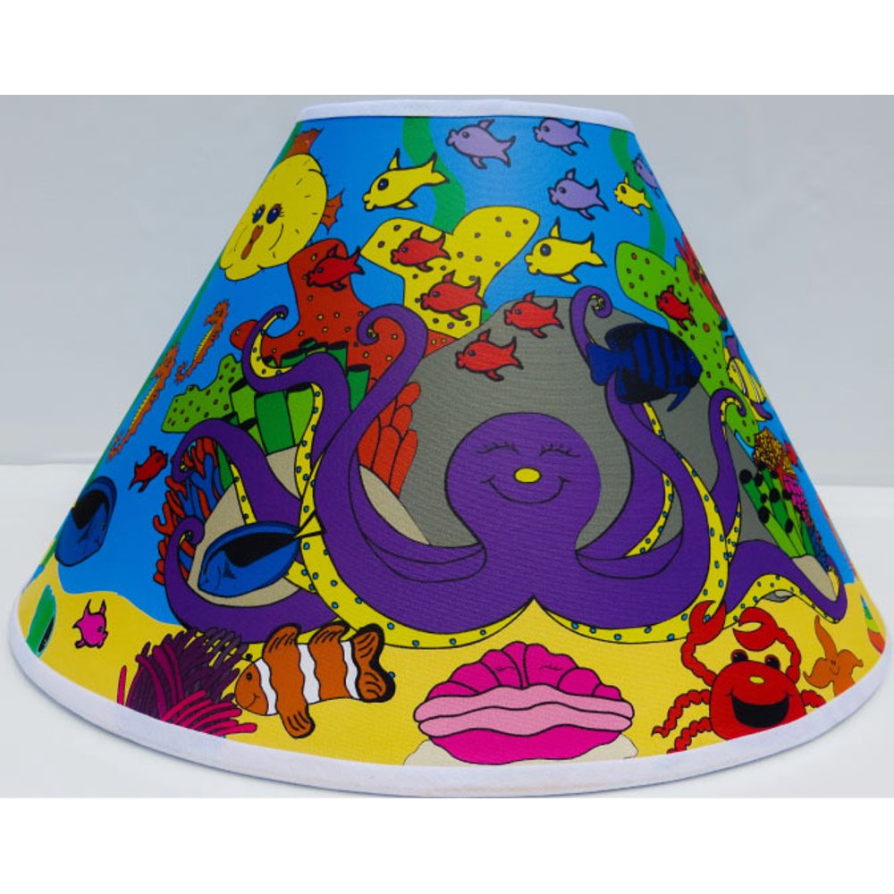 Under Sea Lamp Shades / Under the Sea Ocean Themed Lamp Shade Nursery