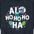 thumbnail image 3 of Lilo & Stitch - Alo Ho Ho Ho Ha - Men's Crew Neck Fleece Pullover, 3 of 5