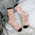 thumbnail image 5 of Fuzoiu Rose Gold Glitter Splatter Print Athletic Crew Socks for Men & Women,Casual Crew Socks,Above Ankle Crew Socks for Business, Casual, 5 of 6