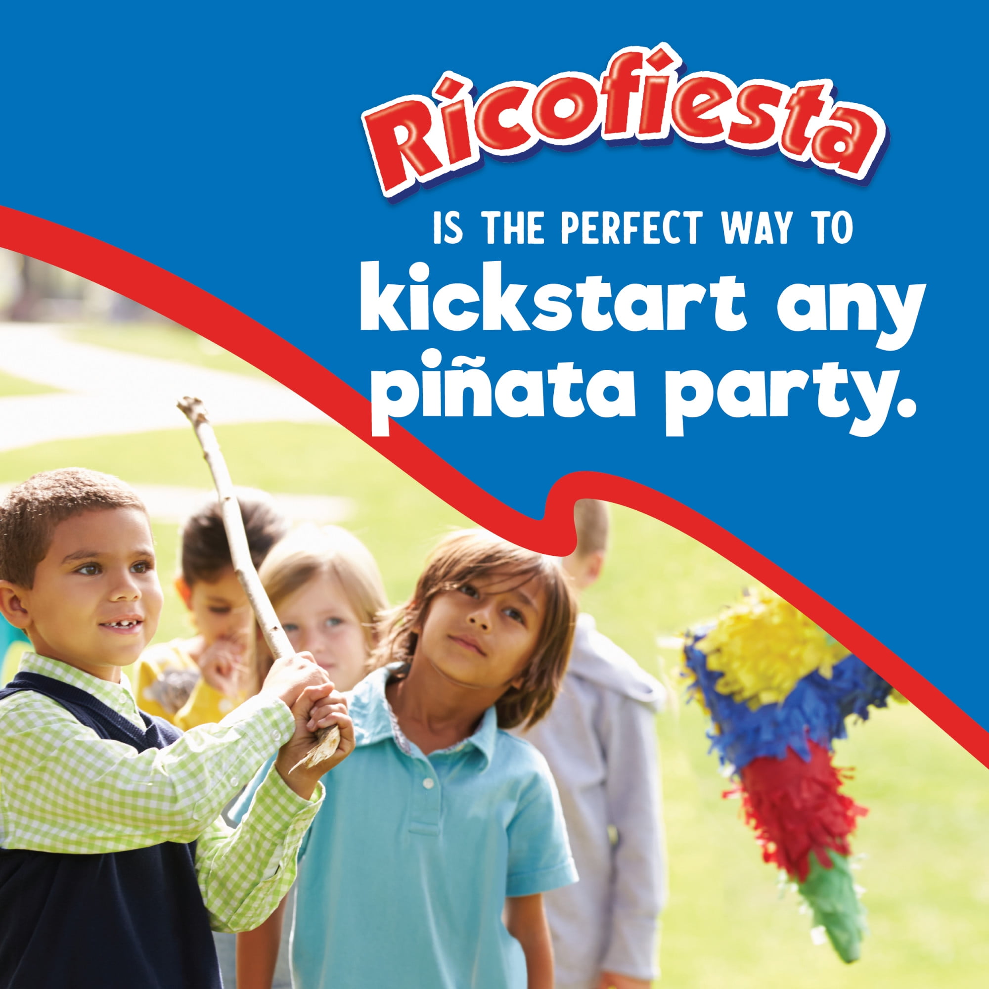 (4 pack) Ricolino Ricofiesta Assorted Mexican Candy Bag - Shellfish-Free, Gluten-Free, 3.3 lb