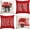 Red, variant on Pillow Covers 20x20 Set of 4 Summer Throw Pillow Covers Hello Sunshine Pillow Covers Cushion Covers Square Cotton Linen Pillow Cases for Couch Sofa Patio Outdoor Home Decorations(20 Inch)