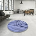 thumbnail image 4 of Ahgly Company Tapis d'Intérieur Lavable en Machine Rectangle Transitionnel Jeans Bleu, 5 Pieds x 8 Pieds, 4 of 7