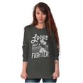 thumbnail image 4 of Popeye the Sailor Loves Not a Fighter Women's Long Sleeve T Shirt Brisco Brands S, 4 of 6