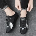 thumbnail image 5 of Men's Slip On Sneakers Casual Lace Up Backless Sports Shoes Low Top Fashionable Walking Dress Slide Shoes, 5 of 7
