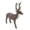 A, variant on LSLJS Simulation Deer Christmas Decorations,Mini Deer Statue Xmas Deer Doll Decoration Gift for Outdoor/Indoor Christmas Decor