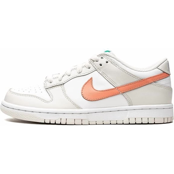 Big Kid's Nike Dunk Low White/Crimson Bliss (CW1590 101) - 6.5