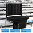 thumbnail image 4 of Edx Stadium seats, with cushioned steps, back support, portable, dimensions of 17 inches wide x 12 inches deep x 16 inches high, one set, black, 4 of 7