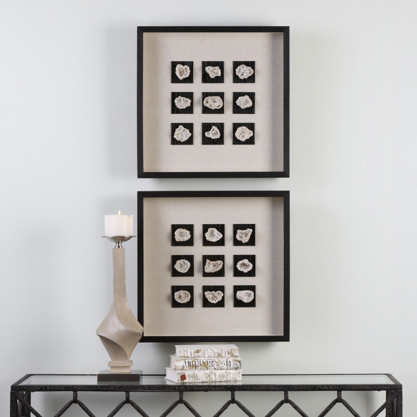 Uttermost Geode Shadow Box Wall Art