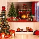 thumbnail image 2 of Tapiz decorativo de pared para árbol de Navidad, 150 x 90 cm, microtela, 2 of 3