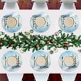 thumbnail image 7 of Ryvnso Snown on Christmas Tree Round Plate Mats Dining Table Placemat Set of 4 for Holiday Decoration, 7 of 7