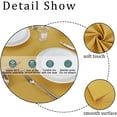 thumbnail image 5 of Rectangle Tablecloth 60x84 inch Tablecloth Stain and Wrinkle Resistant Washable Polyester Table Cloth, Decorative Fabric Table Cover for Dining Table, Buffet Parties and Camping Yellow, 5 of 6
