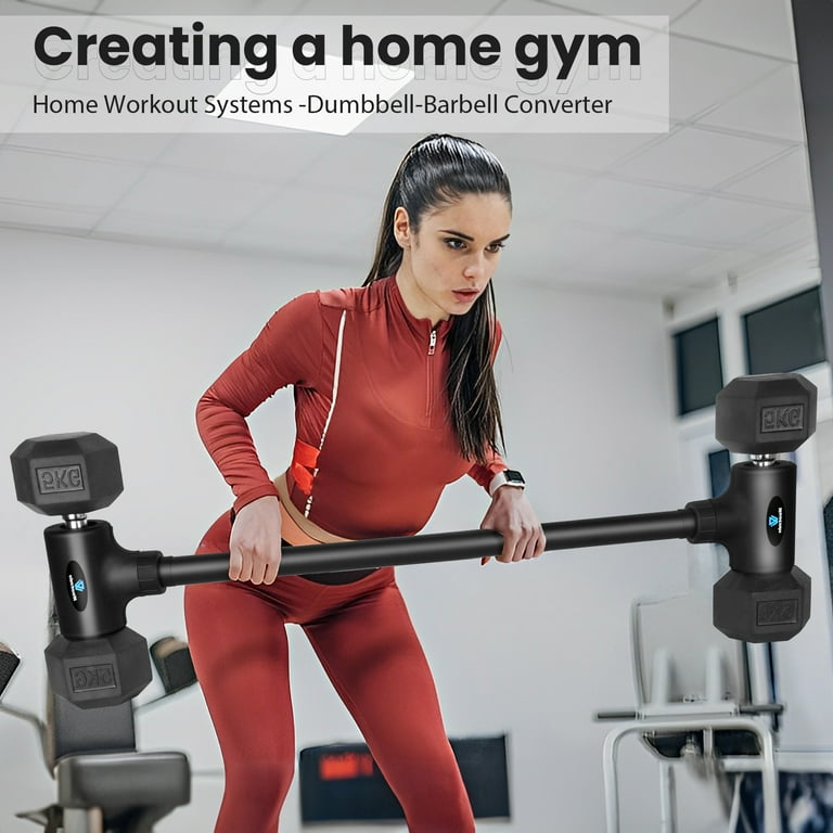 Dumbbell and barbell triburner workout at home