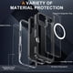 thumbnail image 5 of Funda para iPhone 16 Pro, carcasa protectora completa, resistente, trasera transparente, híbrida, magnética, de carga inalámbrica, de TPE PC con pantalla integrada, a prueba de golpes, 5 of 7