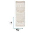 thumbnail image 7 of Livabliss Washable Rugs for Living Room, 3x7 Fossay Shag Global Light Beige Runner Area Rug, Bedroom Dining Room Home Decor Stain Resistant Carpet (2'7" x 7'3" Runner), 7 of 7