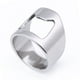 thumbnail image 4 of Billuyoard OpenerWear-resistant Bottle Opener Finger Ring Coated Cover Openers Surface Bottle Stainless Steel Remover Caps for Bar Party Type2 NO2, 4 of 6