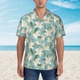 thumbnail image 4 of Goofa Lilies Flowers Hawaiian Shirt for Men, Unisex Summer Beach Casual Short Sleeve Button Down Shirts,Aloha Tropical Floral print shirt-3X-Large, 4 of 9