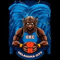 thumbnail image 4 of OKC Oklahoma Basketball Team Wild Bison Rumbling Thunder Men's T-Shirt, 4 of 6