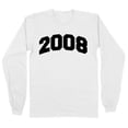 thumbnail image 1 of 2008 College Style Long Sleeve Shirt Unisex 5X-Large White, 1 of 5