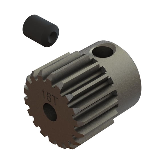 ARRMA Pinion Gear 18T 0.5 MOD CNC 2.3mm Bore ARA311204