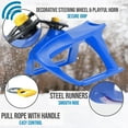 thumbnail image 3 of ArcticThrill Snow Sled for Kids - FrostRide Sledge - Toboggan with Pull Rope and Decorative Steering Wheel; Outdoor Plastic Winter Sleigh for Toddlers & Kids, 3 of 9