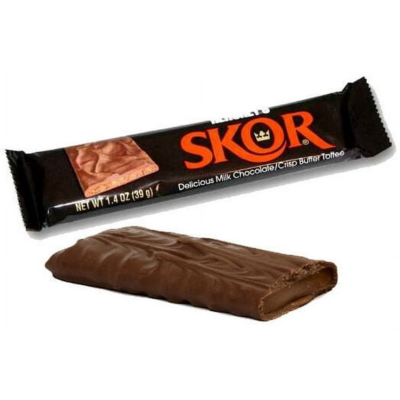 Hershey's Skor Bar - 4ct Candy Bar - Milk Choc Crisp Toffee - FREE SHIPPING