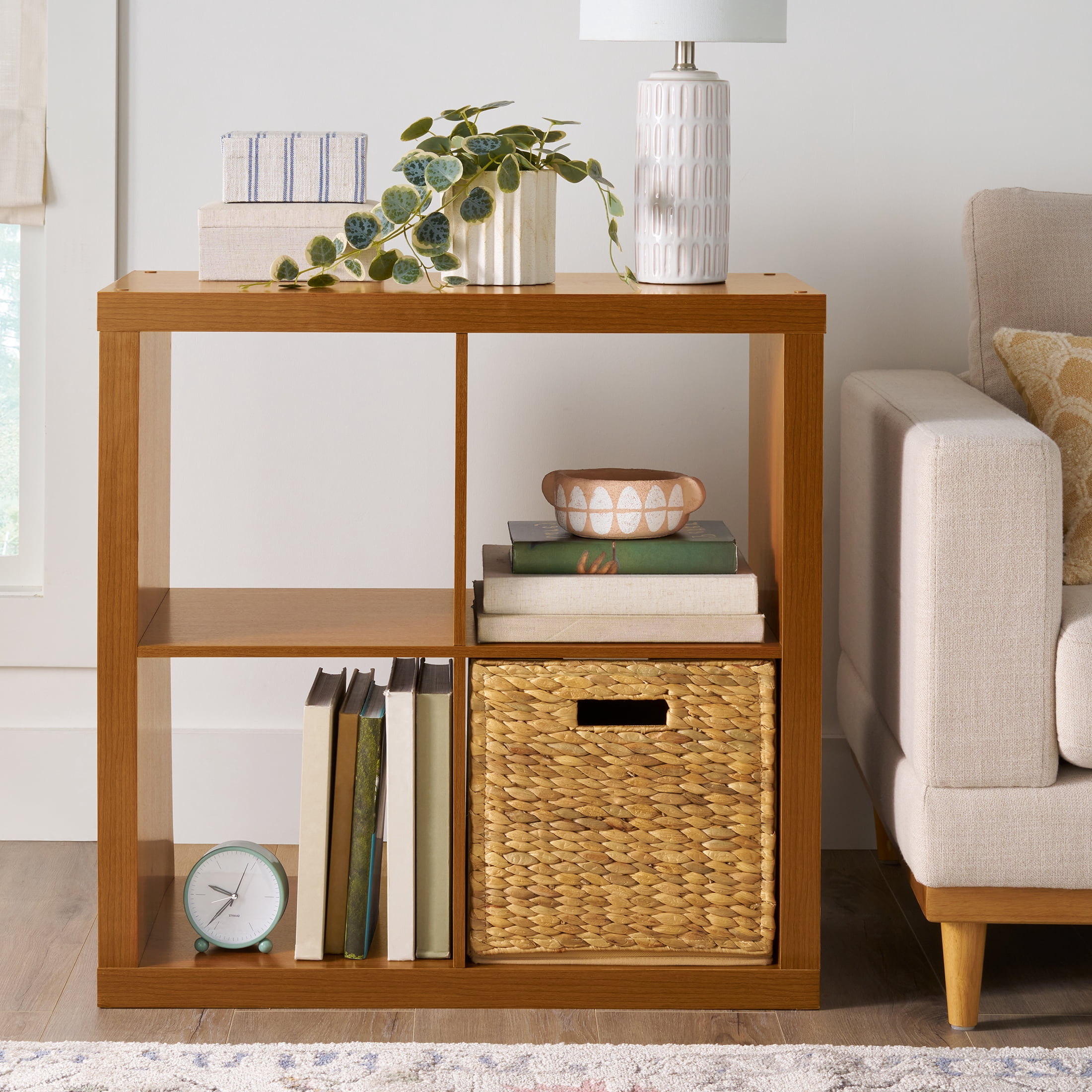 Better Homes & Gardens 4 Cube Storage Organizer, Acorn