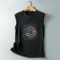 thumbnail image 5 of 4th of July Shirts Women Sleeveless Printed Crewneck Workout Tank Tops T-Shirt Casual Loose Trendy Tunic Blouses Vest, 5 of 5