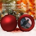 thumbnail image 6 of Personalized Photo Christmas Tree Ball Ornaments, Customized Xmas Presents for Family and Friends, 6 of 7