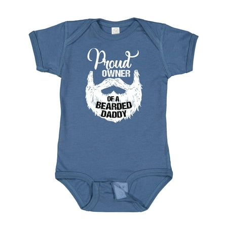 

Inktastic Proud Owner of a Bearded Daddy Gift Baby Boy or Baby Girl Bodysuit