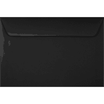 LUXPaper 6 x 9 Booklet Envelopes, Midnight Black, 250/Pack