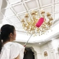 thumbnail image 3 of Dusters for Cleaning, Telescopic Extendable Microfiber Duster Dusting Brush for Ceiling Fan, Cobwebs, Furniture, Cars Orange One Size, 3 of 8