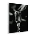 thumbnail image 4 of Stupell Industries Vintage Microphone on Black Entertainment Painting Unframed Art Print Wall Art, 11 x 14, 4 of 8