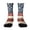 Dark Blue, variant on Vintage USA Flag Crew Socks Retro Distressed Star Stripe Socks Patriotic Print Soft Breathable Elastic Compression Mid Calf Socks For Independence Day Colorful Fancy Crazy Design Socks