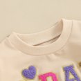 thumbnail image 4 of Okbabeha Toddler Baby Girl Birthday Outfit Embroidery Sweatshirt Crewneck Long Sleeve Pullover Shirt Spring Fall Clothes, 4 of 7