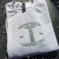 thumbnail image 3 of Mystic Falls Vampire City Embroidered Sweatshirt, 3 of 4