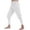 White, variant on Mens Casual Pants Casual Elastic Waist Drawstring Pants Lightweight Straight-Legs Loose Beach Yoga Pants Casual Summer Beach Loose Trousers Summer Beach Yoga Trouser Linen Pant