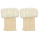 thumbnail image 2 of HongQid Womens Fuzzy Leg Warmers Knit Ankle Socks Winter Warm Ruffle Leg Sleeves Warmer Thick Boot Socks, 2 of 3