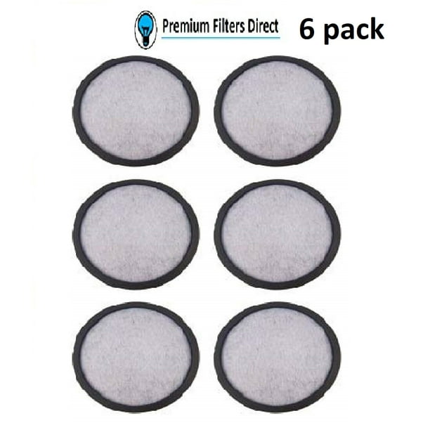 (6) Premium Replacement Charcoal Water Filter Disks for All Mr. Coffee