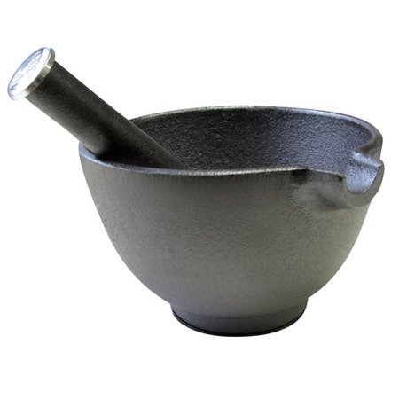 Sagler Mortar And Pestle Set Marble Grey 3.75 Inches Diameter