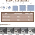 thumbnail image 6 of EastVita 50-in x 60-in Waffle Heated Blanket Electric Throw Gray, 6 of 9