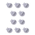 thumbnail image 1 of Bearachild Gancho adhesivo de tres ramas Gran capacidad de carga Ganchos de barra Estante colgante Soporte para llaves de baño Estantes de Gris 10piezas, 1 of 6