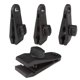 thumbnail image 1 of Paquete de 10 clips de fijación resistentes con tornillo moleteado y cuerdas elásticas + mosquetón para fijar lonas, toldos, lonas, camping al aire libre, toldo de caravana ShuxiuWang 8390605083907, 1 of 1