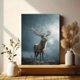 thumbnail image 6 of Stag Butterfly Canvas Print，Nature Wall Art for Living Room Bedroom Office Home Decor, 6 of 8