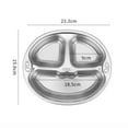 thumbnail image 1 of Kid Feeding Mat Baby Stainless Steel Bowl Compartment Container Storage Tray Food Dinner Trays Food Container 01, 1 of 5