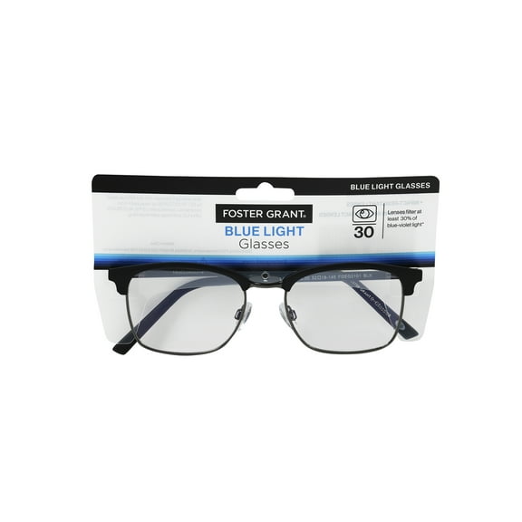 Foster Grant Blue Light Square Fashion Glasses