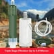 thumbnail image 4 of Yuarrent Traveling Lake River Water Filtro de emergencia Backpacking Picnic Kit de filtración portátil reutilizable Equipo para exteriores Kits de desorden para acampar Verde Yuarrent OD029697-02, 4 of 6