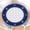 4thjul-blue Red White Star, variant on 4th of July Fitted Tablecloth 60 Inch Round, Wooden Vintage Rustic Dark Blue Patriotic Washable Table Cover Elastic Edged for Dinning, Picnic, Camping, Banquet