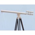 thumbnail image 2 of Floor Standing Brushed Nickel Griffith Astro Telescope 65" - Marine Telescope - Nautical Home Decor, 2 of 2